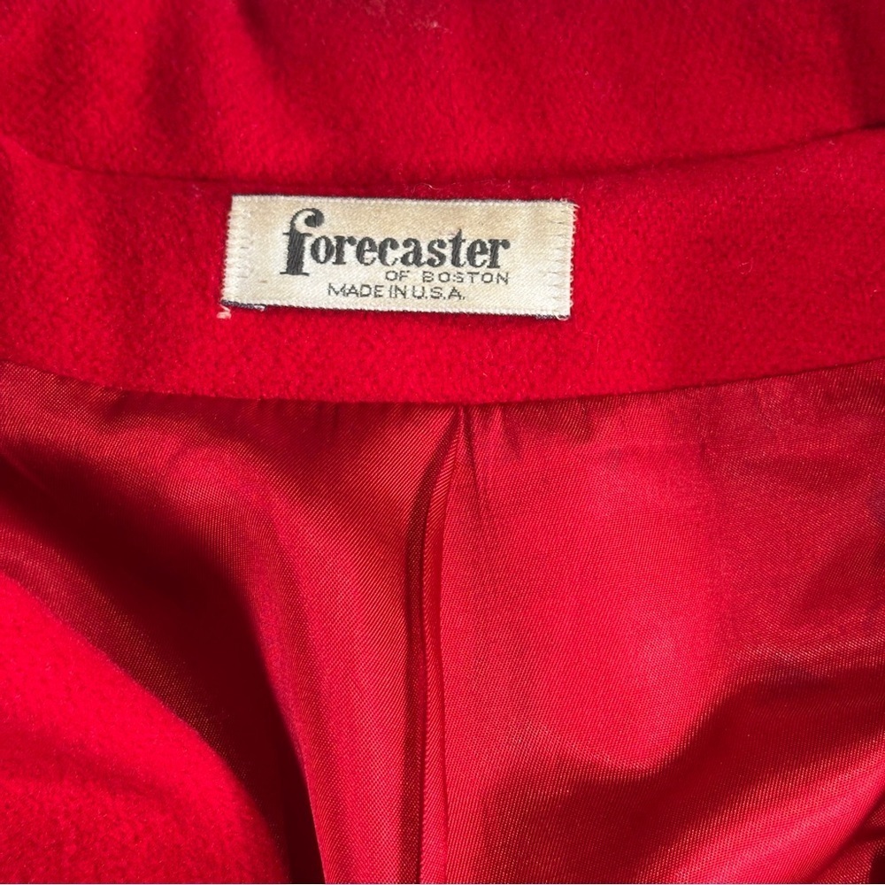 Forecaster of Boston vintage wool coat tailored doublebreasted topper size 12 - Picture 3 of 13